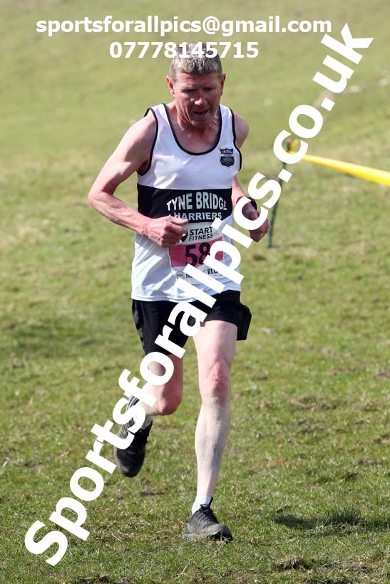 Masters men 2021 NECAA Cross Country Relays, Thornley Farm, Peterlee, Saturday, April 10th. Photo: David T. Hewitson/Sports for All Pics